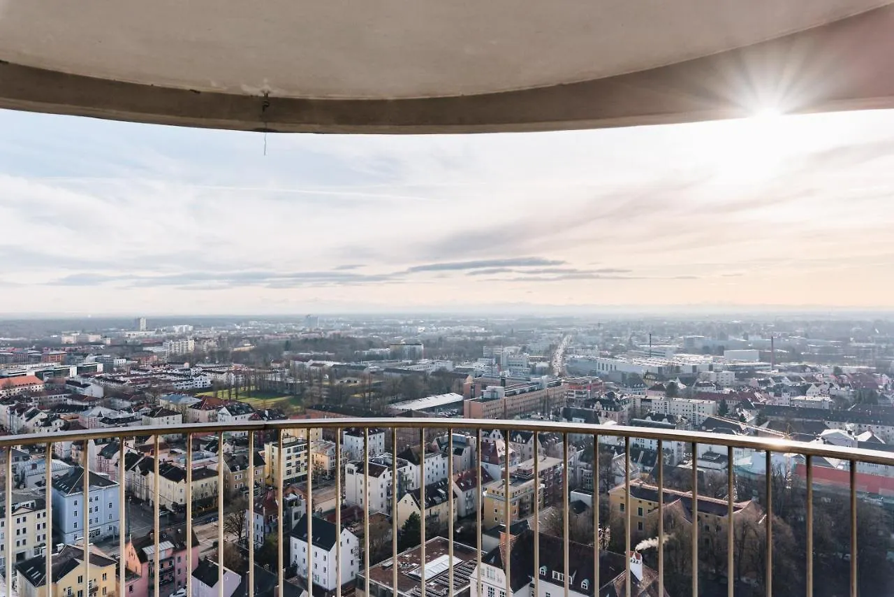 Apartment Great City View I 26 Floor I Netflix And Boxspringbed Augsburg Germany